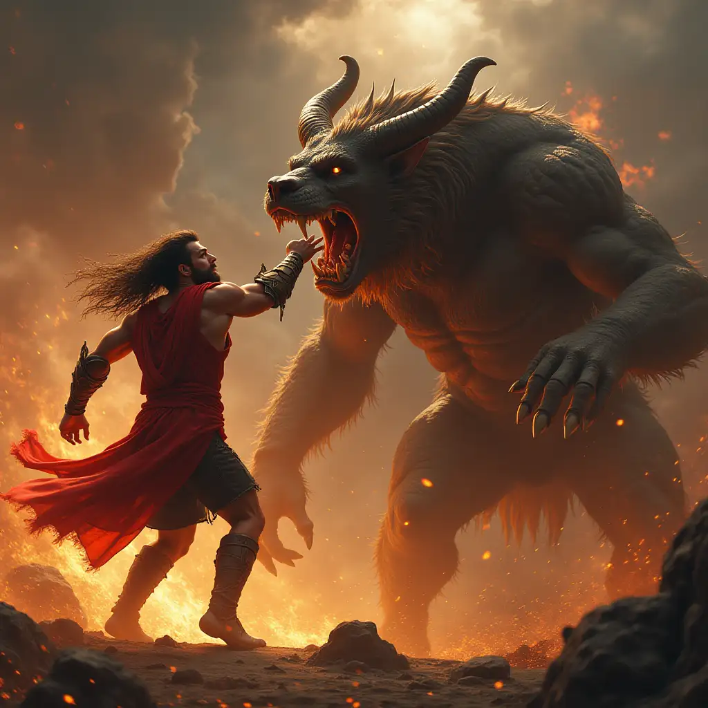 Hercules-Battling-Cerberus-in-a-Mythological-Heroic-Scene