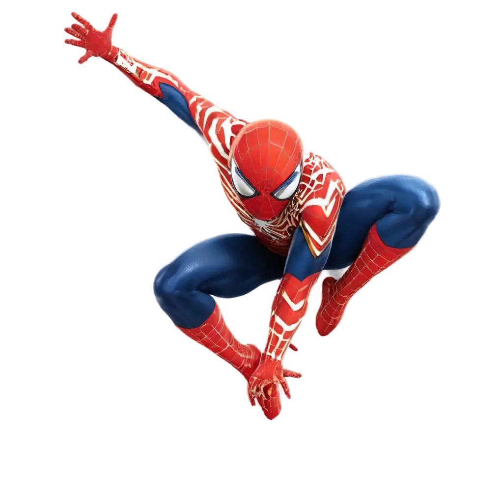 White-and-Gold-Spider-Man-PNG-Image-Captivating-Artwork-for-Digital-Platforms