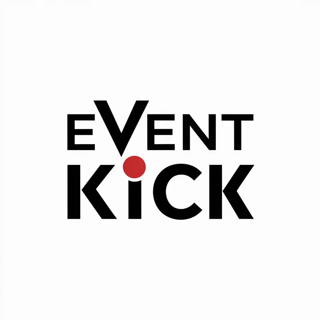 LOGO Design For Event Kick Vibrant and Dynamic Symbol of Socializing and Entertainment