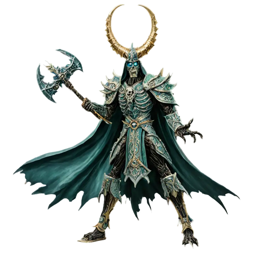 Warhammer Age of sigar. Nagash the supreme ruler of the undead. the great necromancer