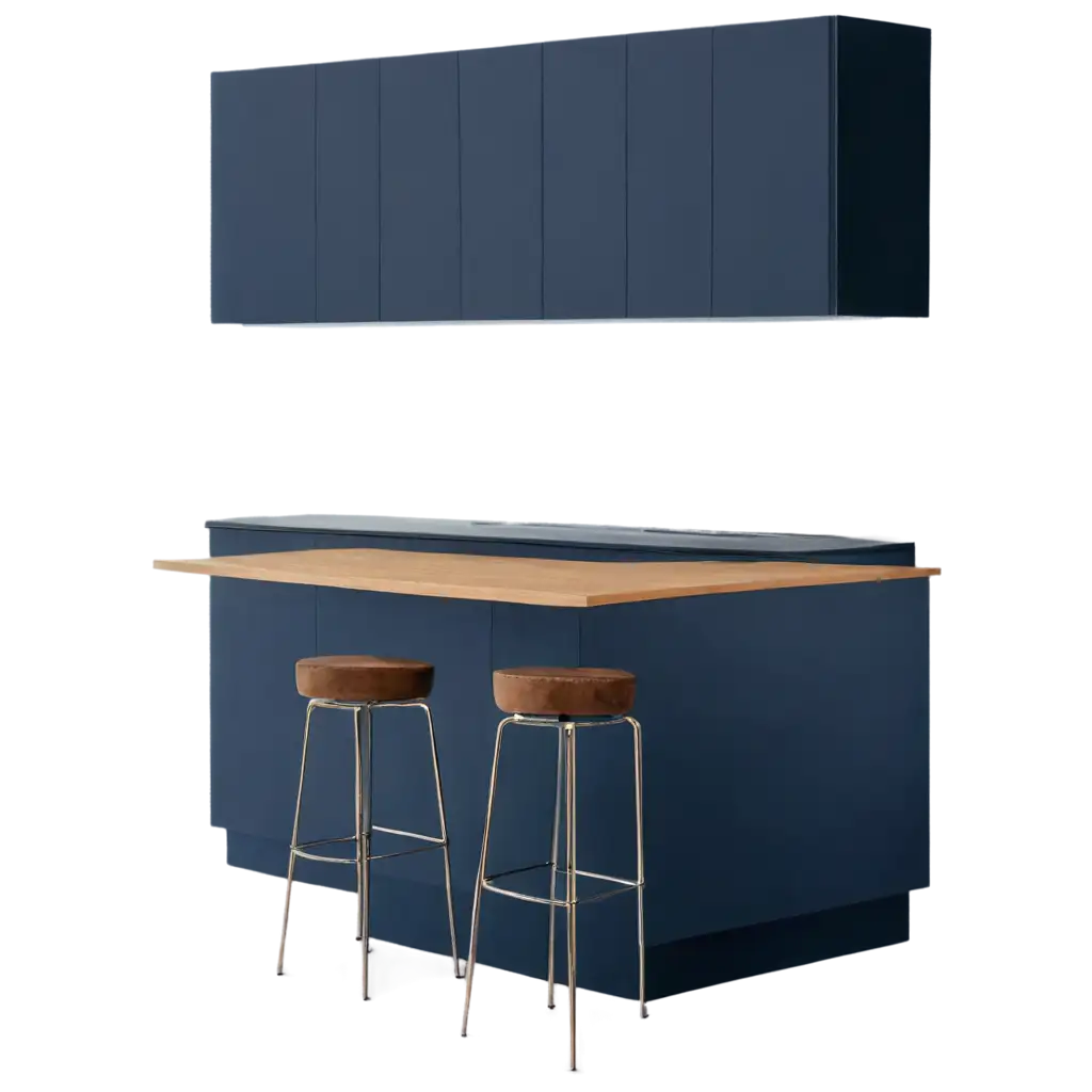 Stylish-Dark-Blue-Kitchen-Bar-PNG-for-Modern-Interior-Design