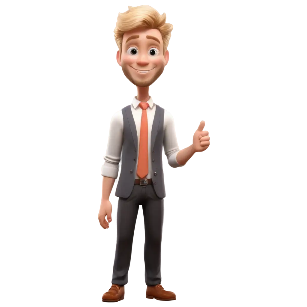 3D-Animated-Male-Blonde-Hair-Smiling-PNG-HighQuality-Transparent-Image-for-Creative-Use