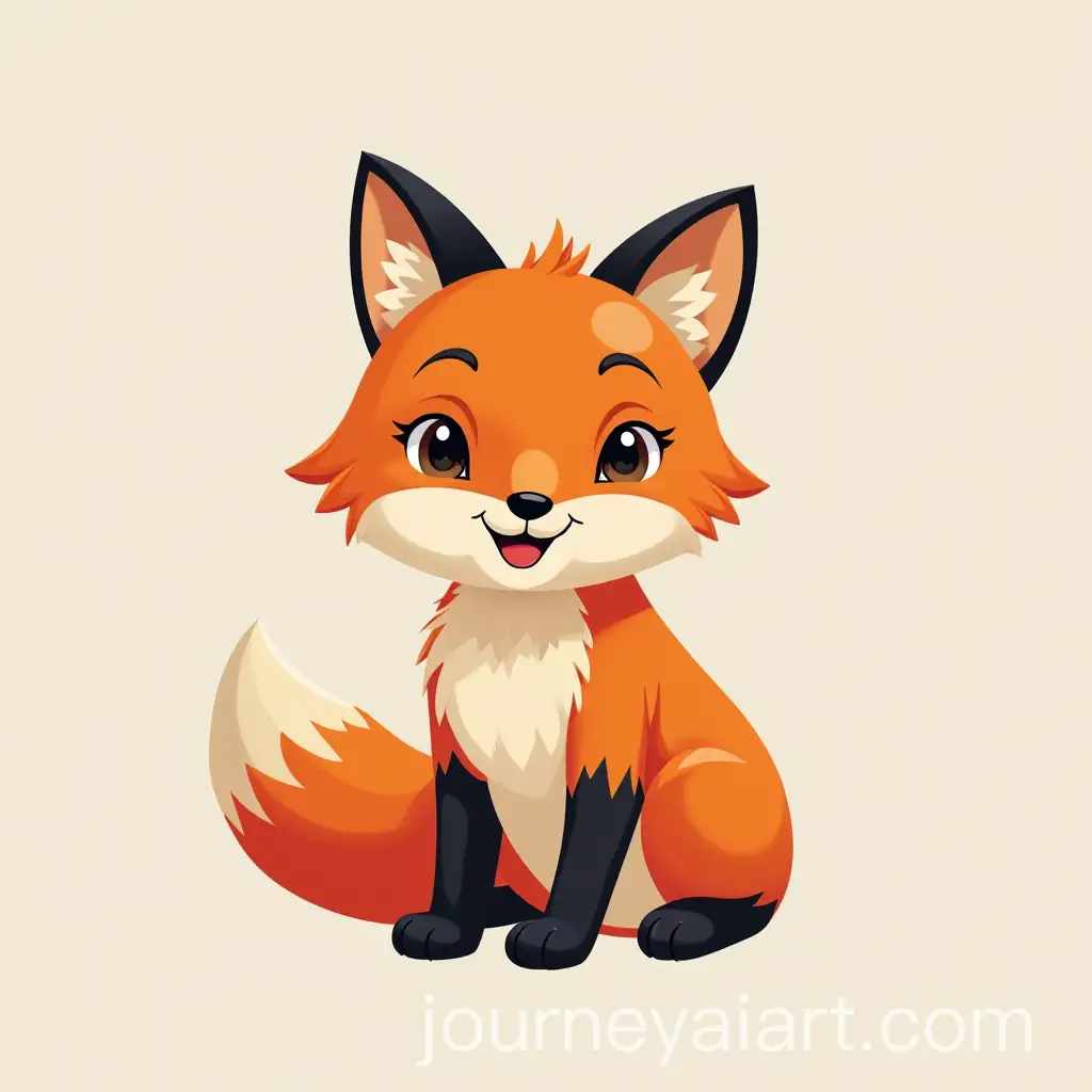 Playful-Child-with-Fox-Logo-Design