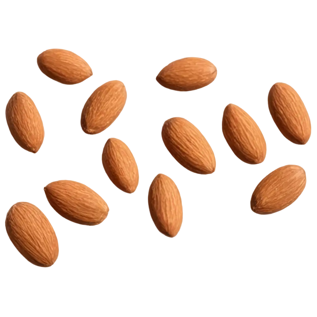 HighQuality-PNG-Image-of-Almonds-on-a-White-Background-for-Versatile-Use