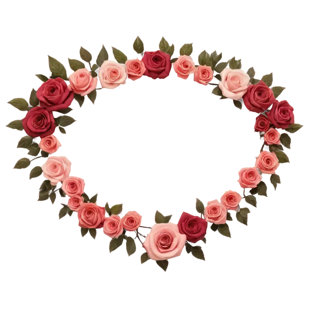 Flat-Dense-Circle-of-Rose-Colors-PNG-HighQuality-Transparent-Image-for-Design-Projects