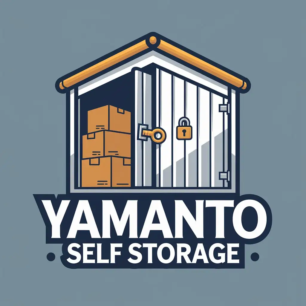 LOGO Design for Yamanto Self Storage Vector Logo with Security and Storage Themes