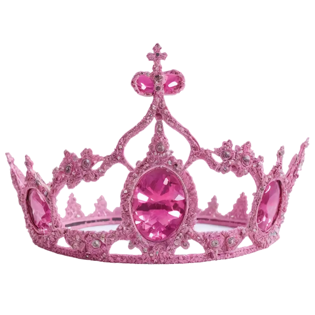 Pink-Crown-PNG-Image-Perfect-for-HighQuality-Graphics-and-Digital-Design