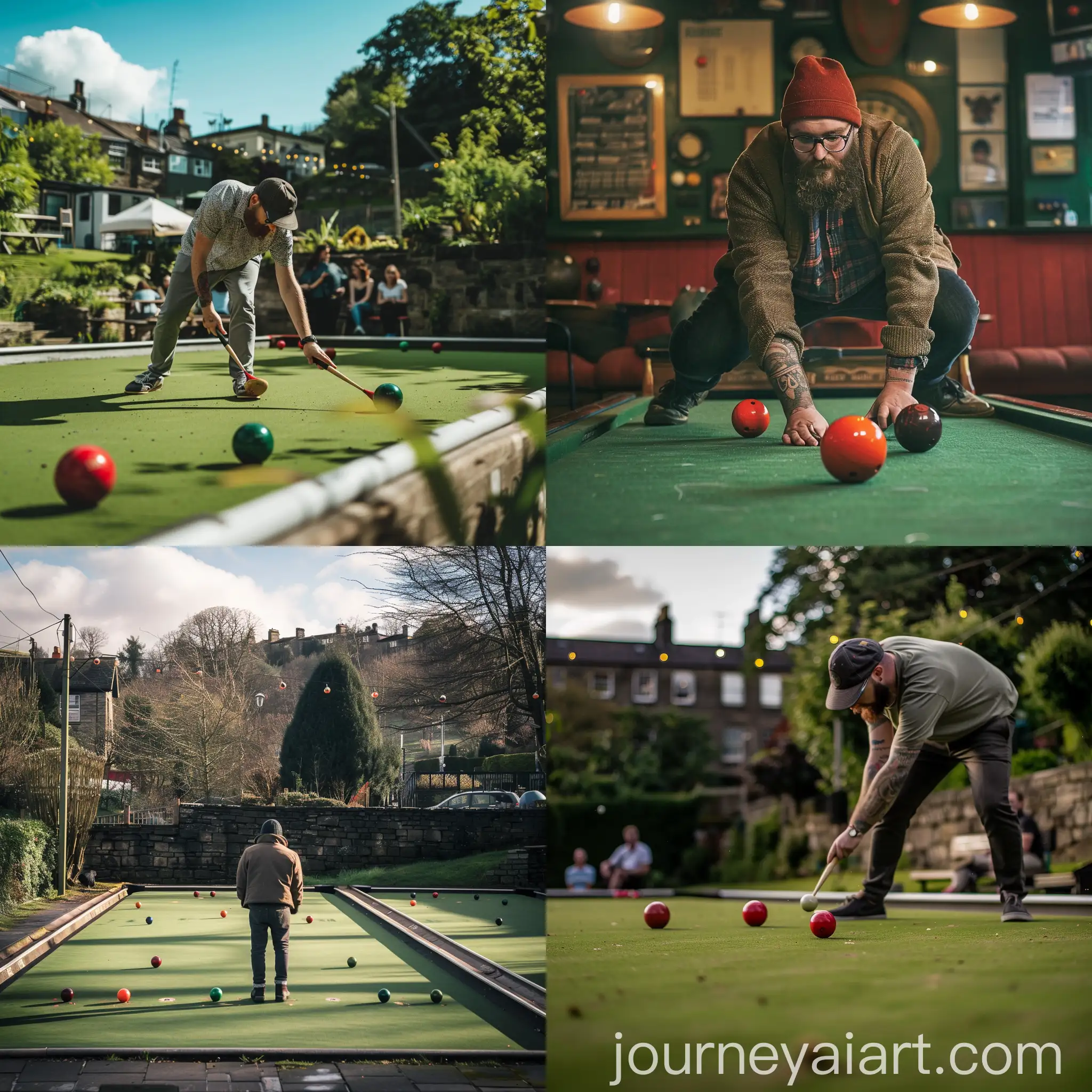 Hipster-Playing-Bowls-at-the-Bowling-Club-Green-in-Hebden-Bridge