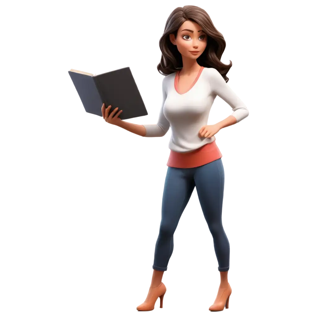 Cartoon-Woman-PNG-HighQuality-Transparent-Image-for-Versatile-Design-Projects