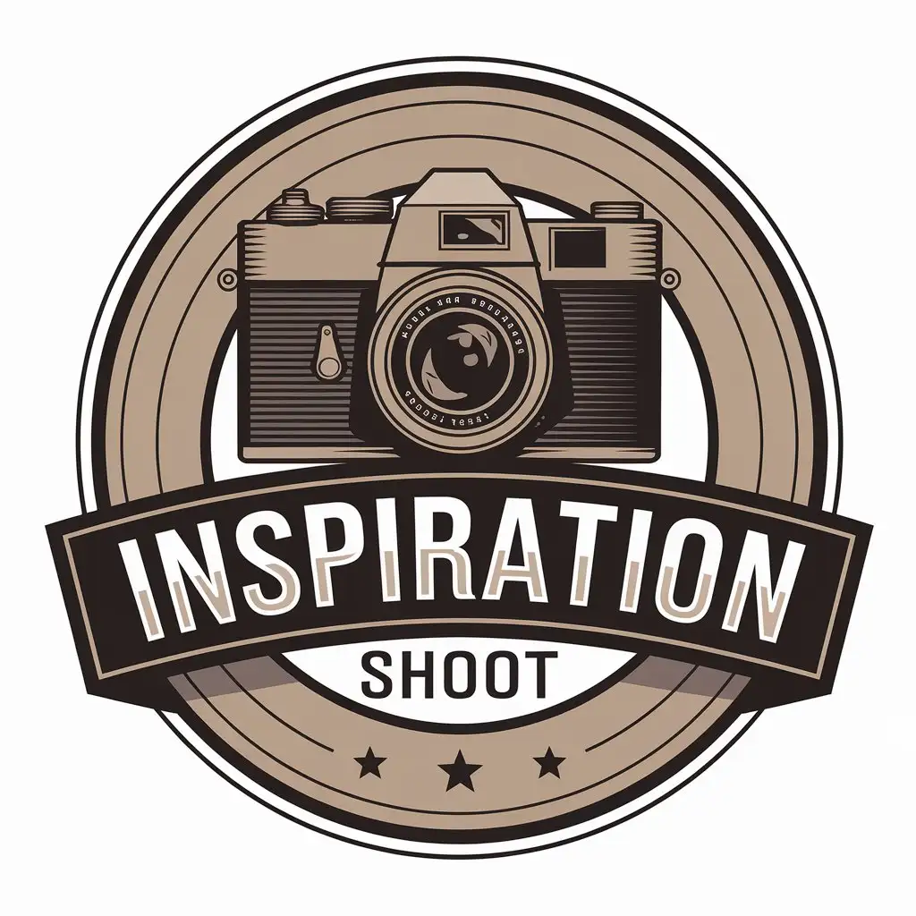 LOGO Design for Inspiration Shoot Camera Symbol with Modern Technology Theme