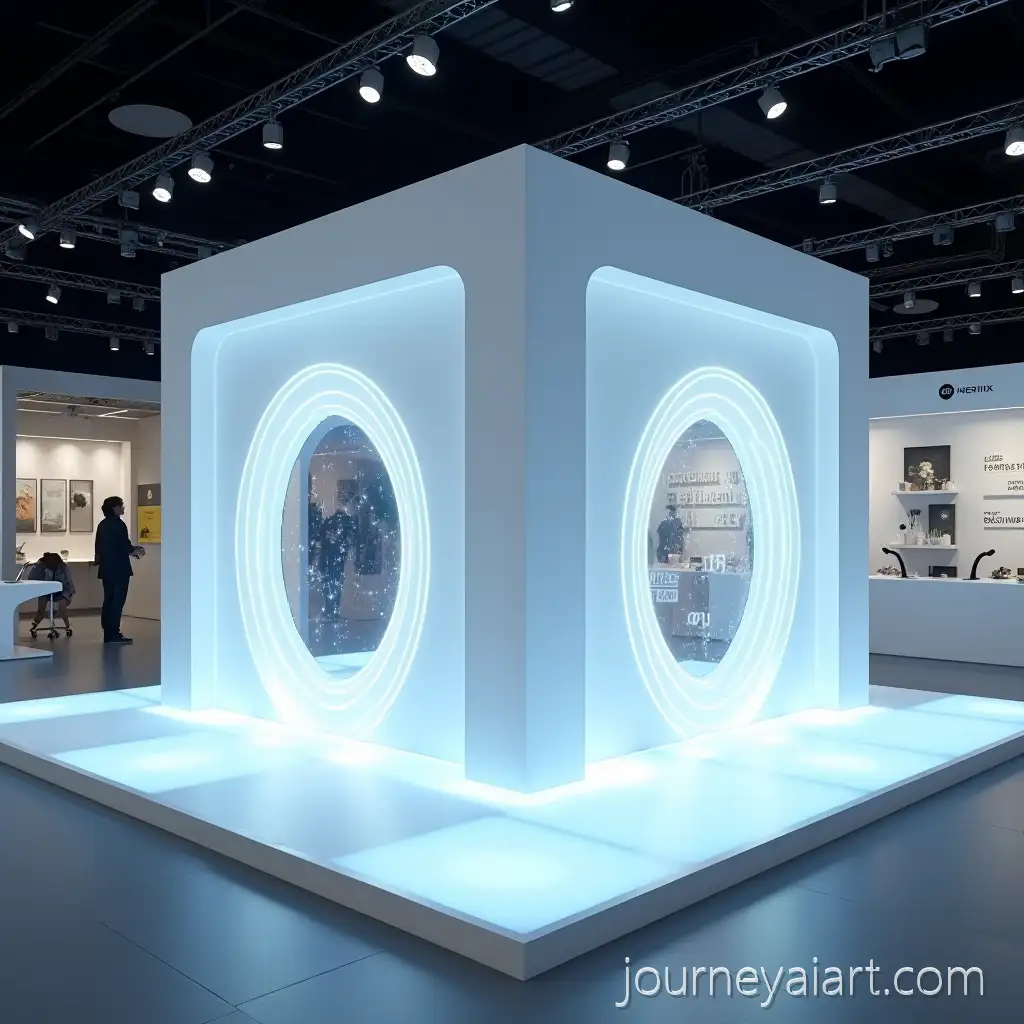 Futuristic-Exhibition-Booth-with-Interactive-LED-Floor-and-HAI-Art-Prompt-Expansionolographic-Gates