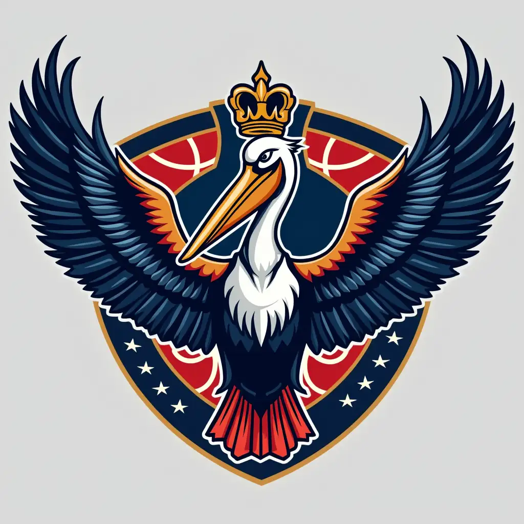 Dynamic-New-Orleans-Pelicans-Logo-Featuring-a-Majestic-Pelican-in-Flight