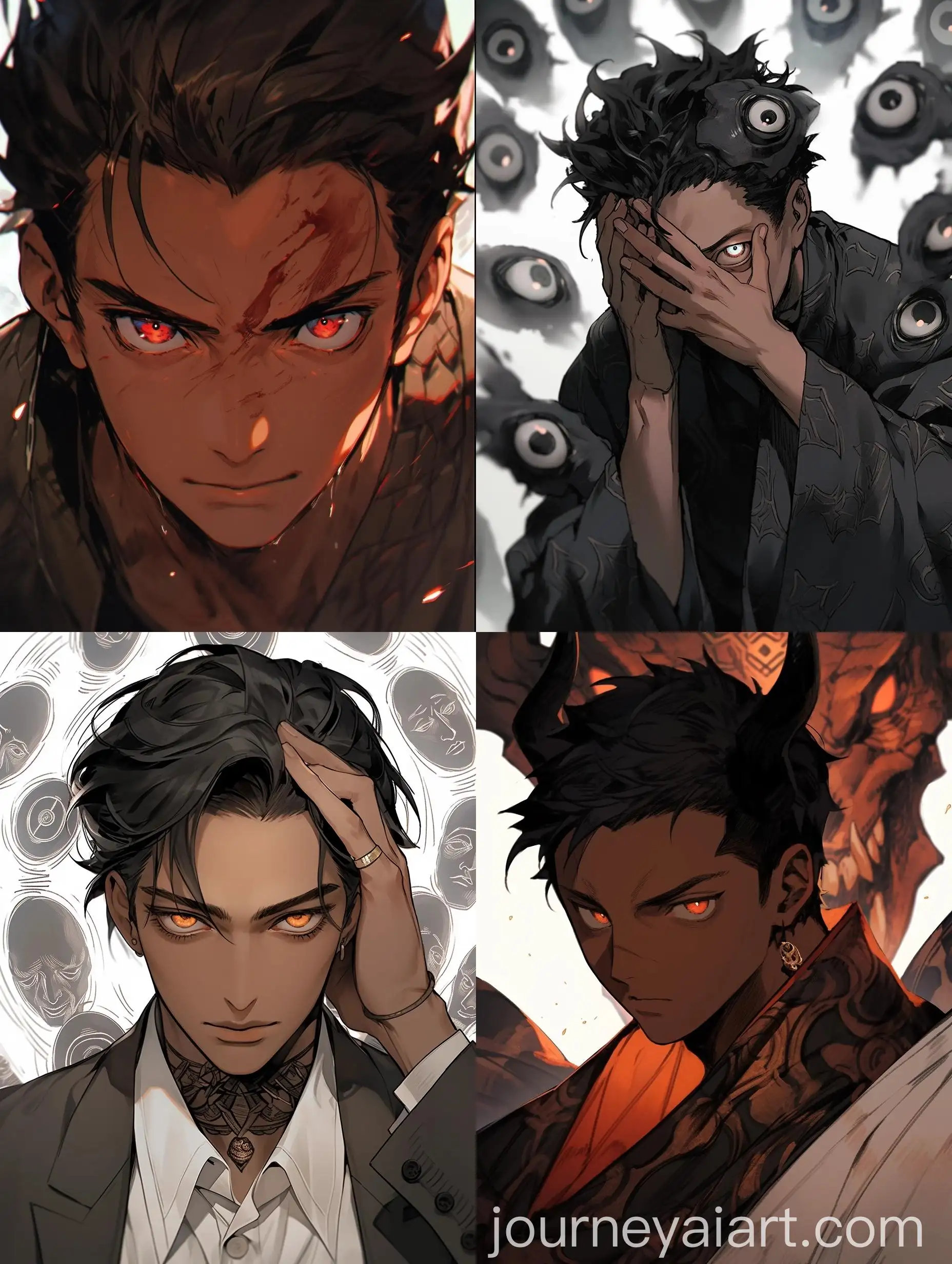Black-Male-Demon-in-Cathedral-Setting-with-Evil-Smile