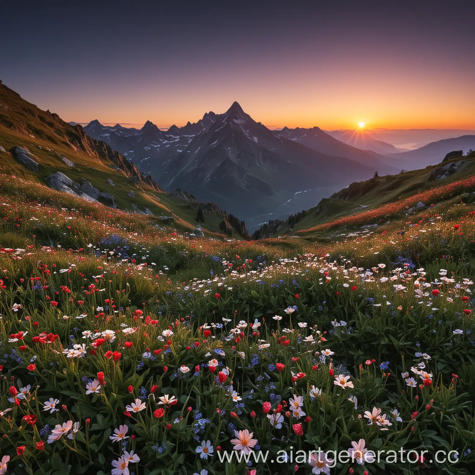 Beautiful-Dawn-in-Mountain-Flowers