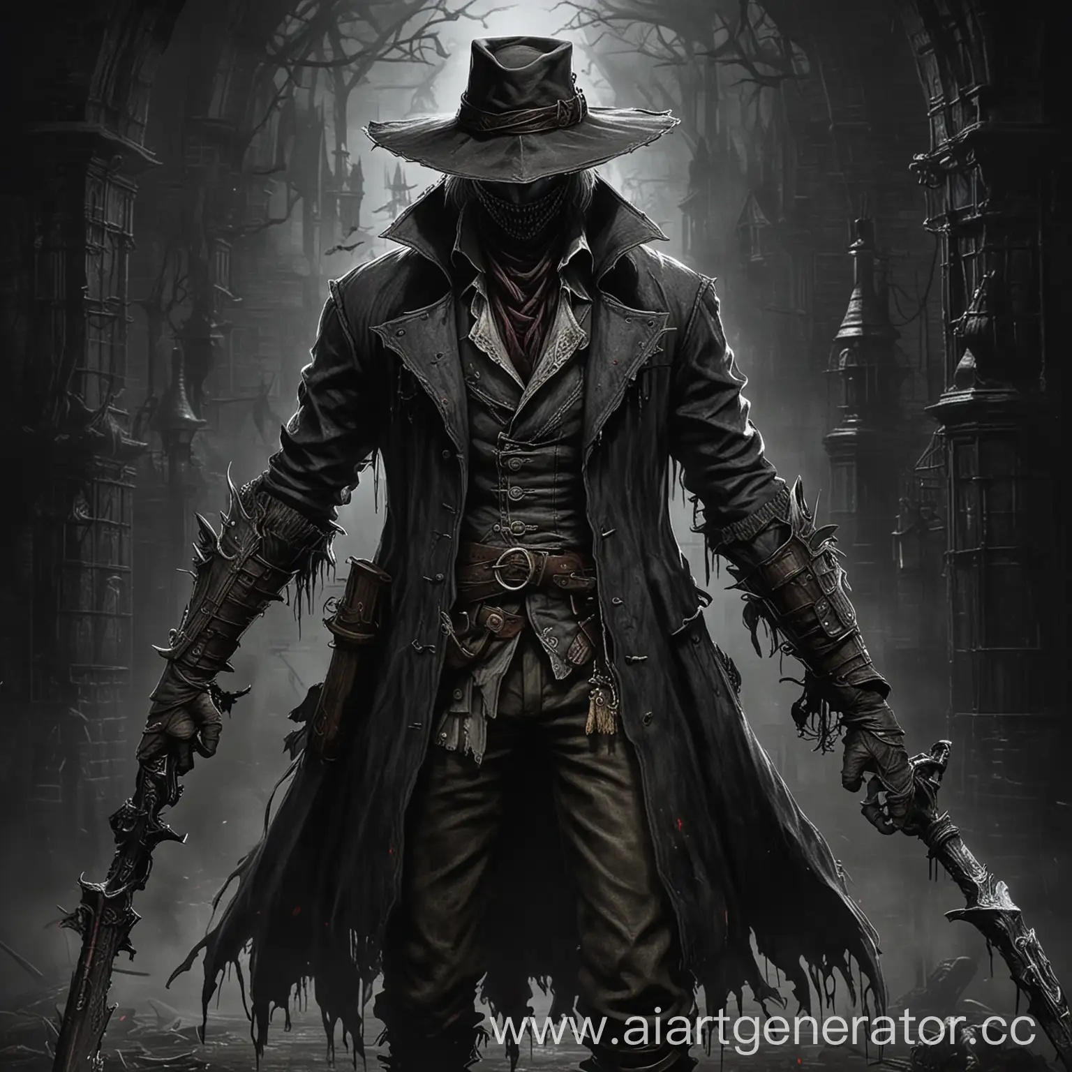 Нарисуй игру bloodborne