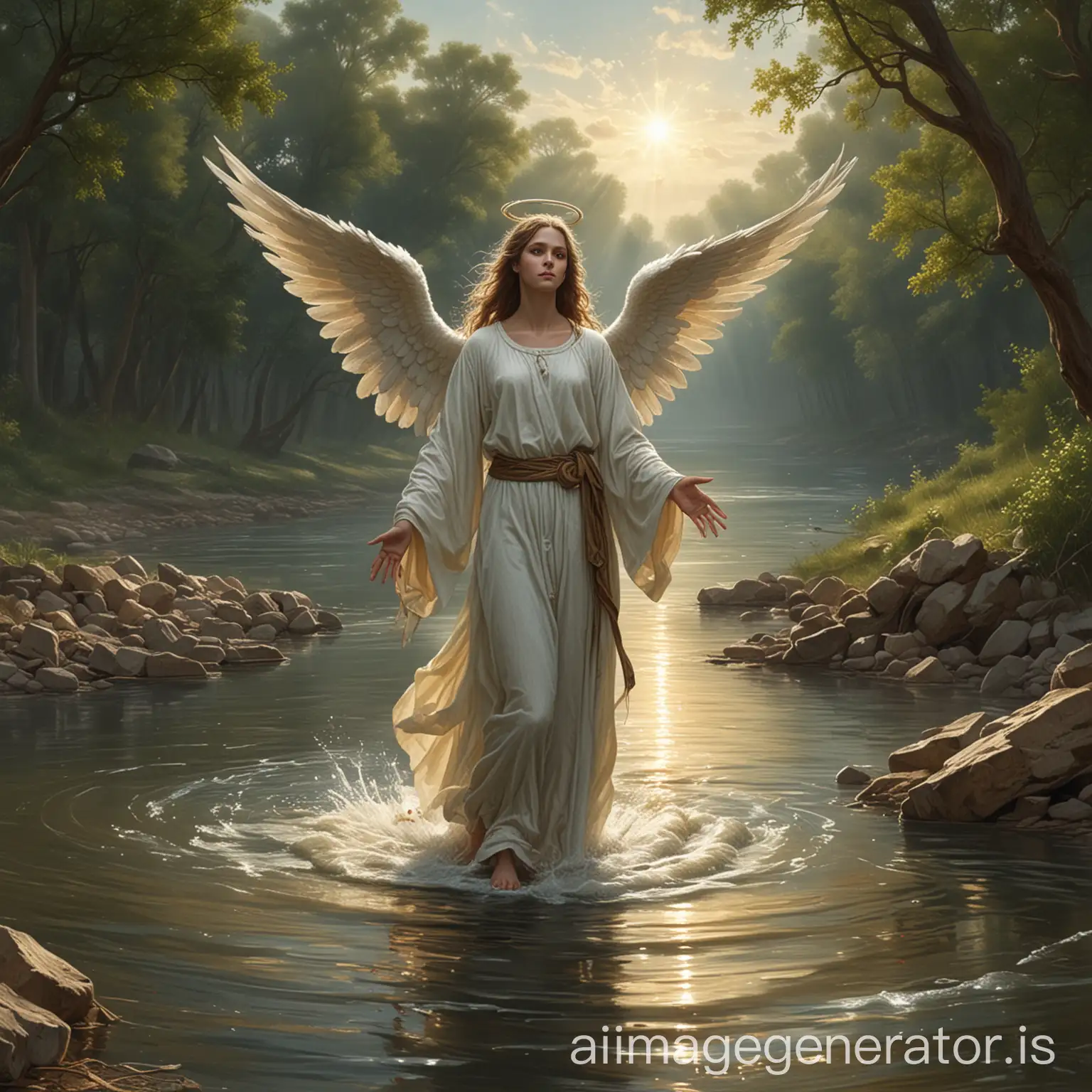 Angel-Crossing-a-River