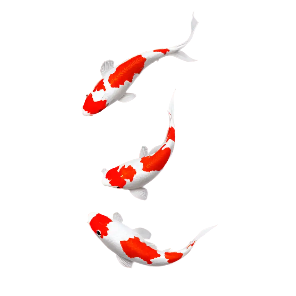 Koi fish that looks like japan flag