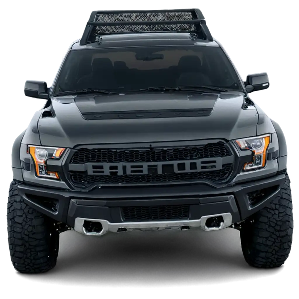 Ford-Raptor-with-Big-Grille-on-Roof-PNG-HighQuality-Image-for-Versatile-Uses