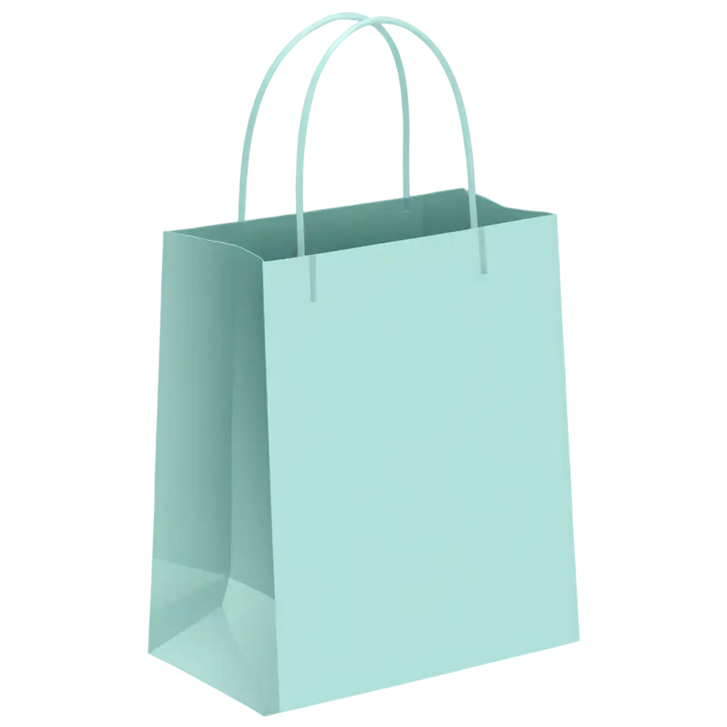 Modern-Light-Blue-Shopping-Bag-PNG-HighQuality-Vector-Image-for-Versatile-Use