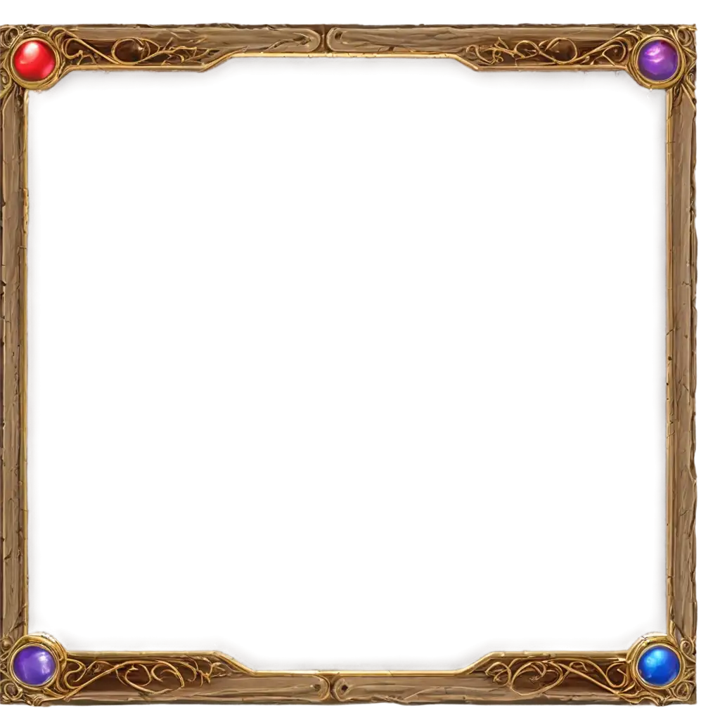 Enhance-Your-RPG-Game-with-a-HighQuality-PNG-Rectangular-UI-Frame