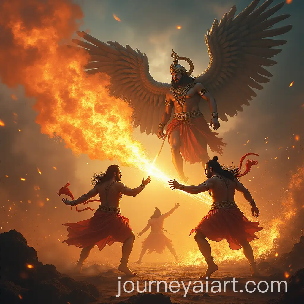 Celestial-Battle-between-Ramas-and-Brahmastra-Against-Ravana