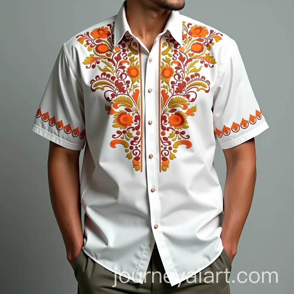 Batik-Embroidered-Boxy-Shirt-Design-with-Matching-Color-Embroidery