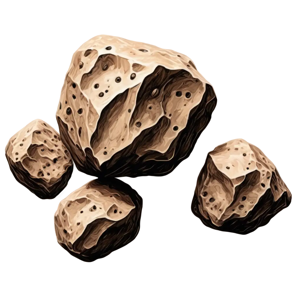 Comic-Style-Brown-Asteroid-PNG-A-Unique-Image-for-Creative-Projects