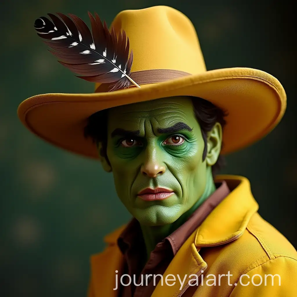 CowboyStyle-Jim-Carrey-Character-with-Vulture-Feather