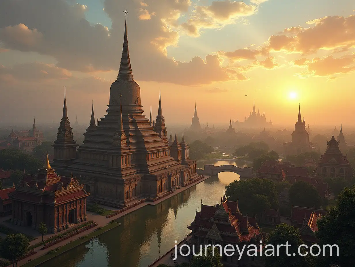 Ancient-Kingdom-of-Ayutthaya-Majestic-Ruins-and-Historic-Architecture