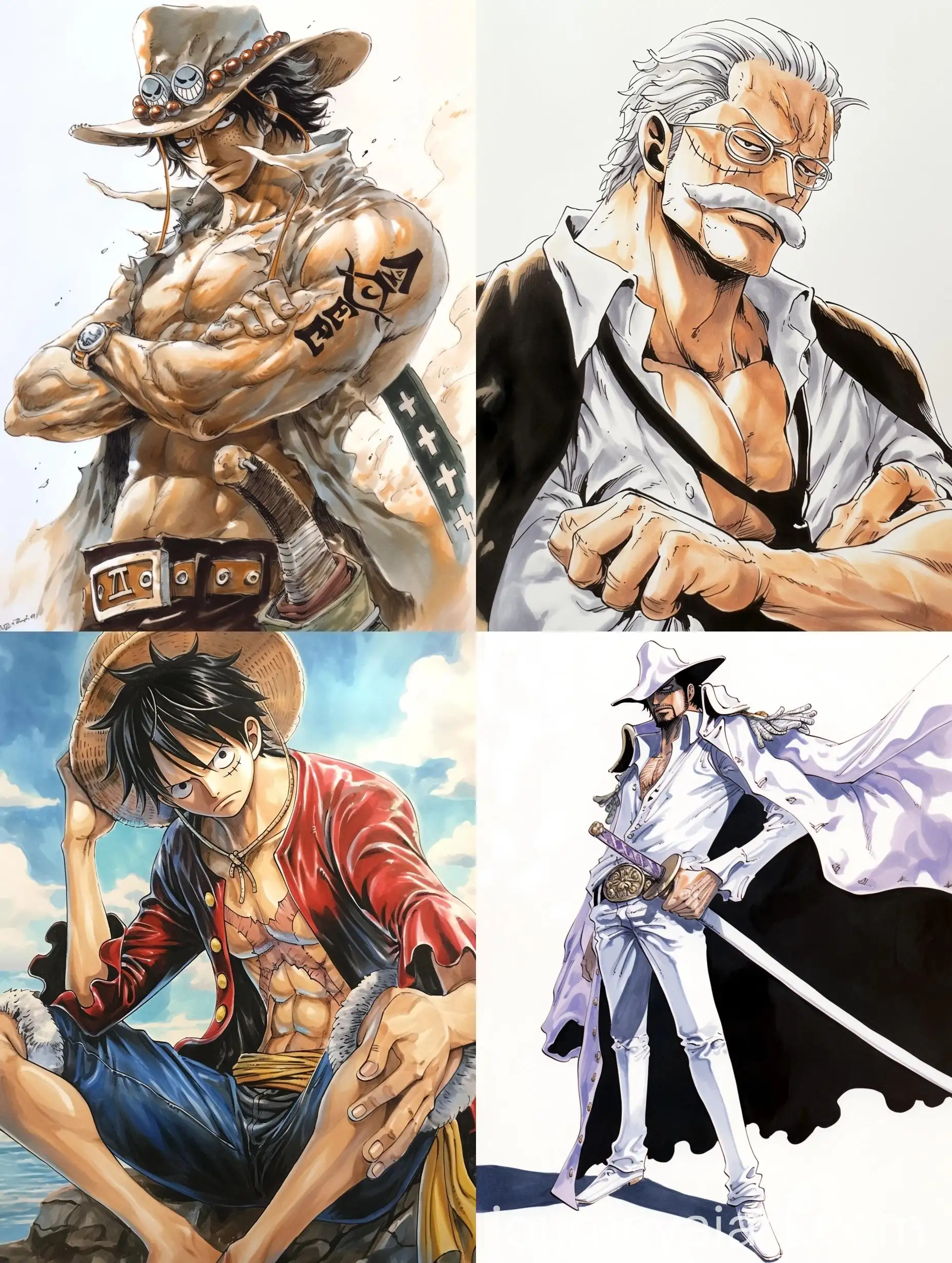 Man-in-Manga-Style-Copic-Marker-Portrait-One-Piece-Tribute