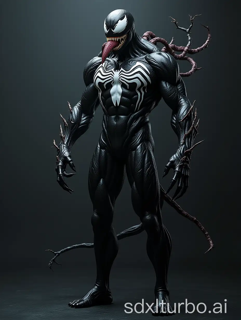 HyperRealistic-Venom-Symbiote-in-Vivid-Detail