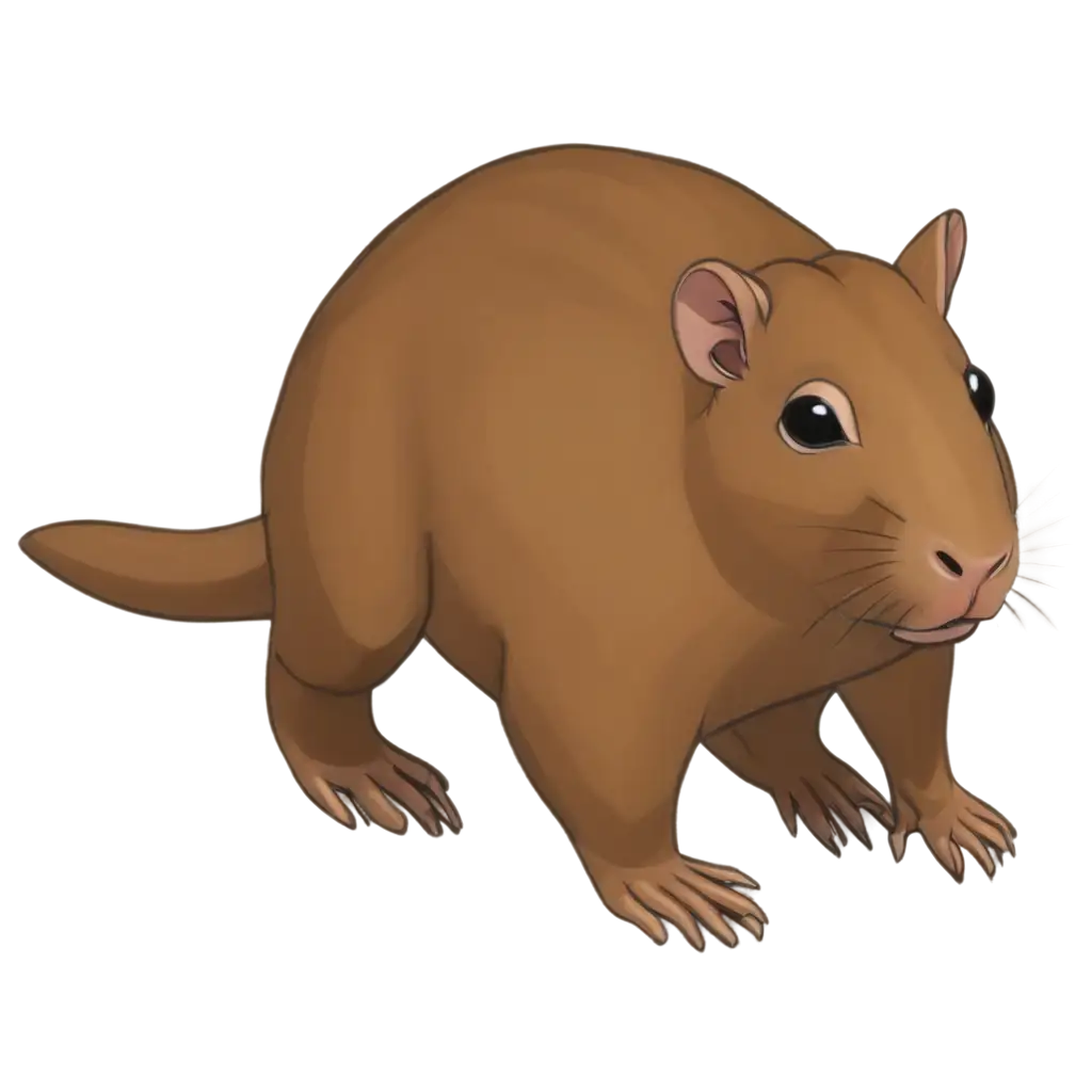 Cartoon-Agouti-PNG-Playful-Illustration-of-a-Rodent-in-HighQuality-Format