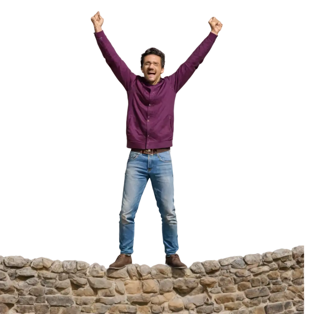 Celebrating-Man-on-Top-of-Walls-PNG-Image-for-Vibrant-Celebratory-Scenes