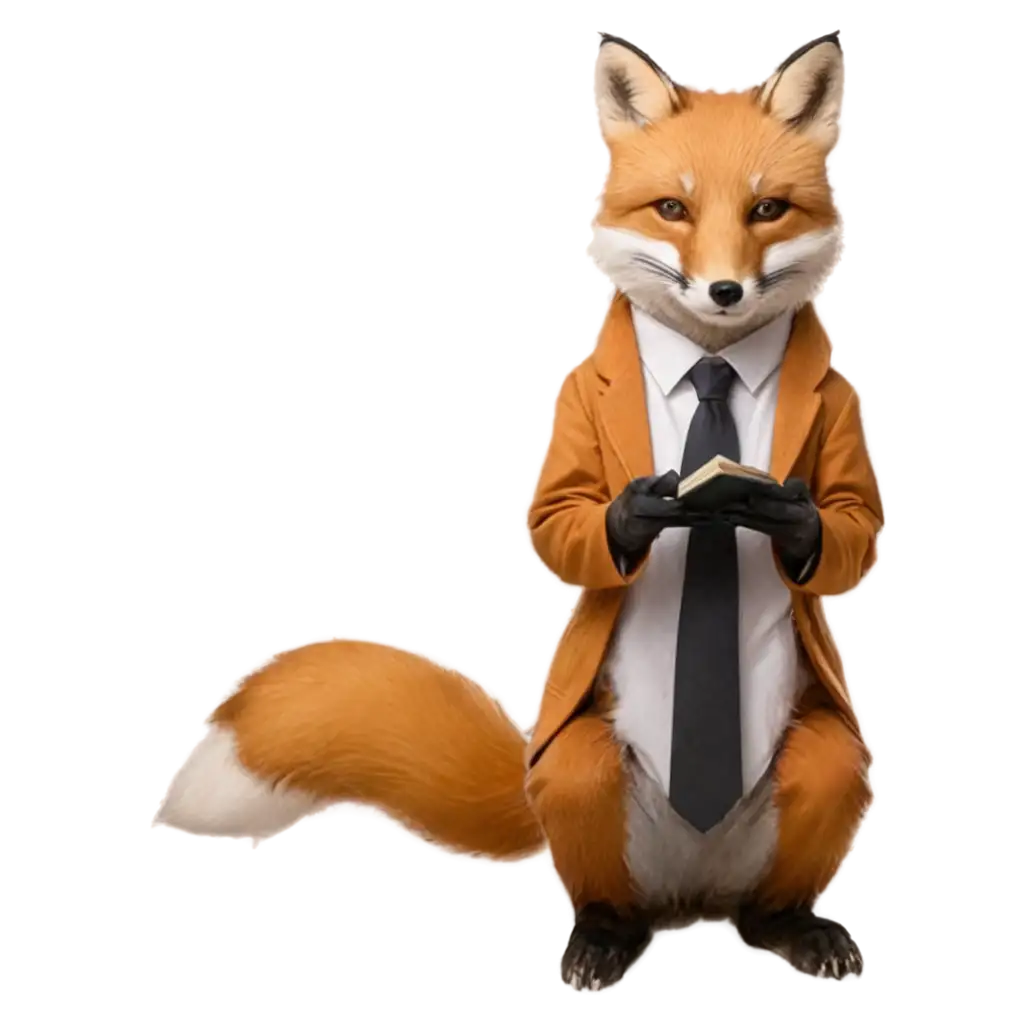 Fox-Saying-Mass-Creative-PNG-Image-for-Unique-Visual-Content