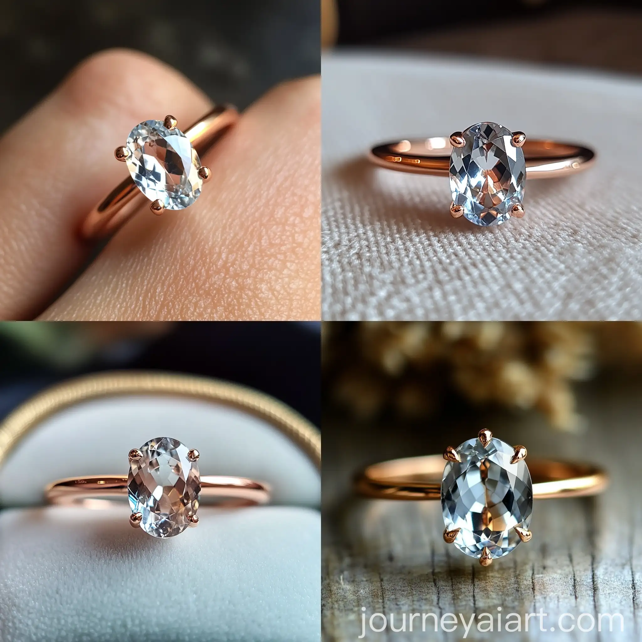 Elegant-Oval-Topaz-Engagement-Ring-on-Rose-Gold-Skinny-Band