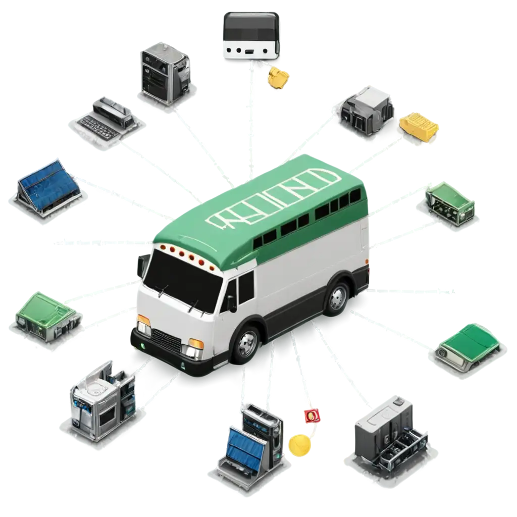 Understanding-Computer-Bus-Systems-Through-a-Transportation-Analogy-PNG-Illustration