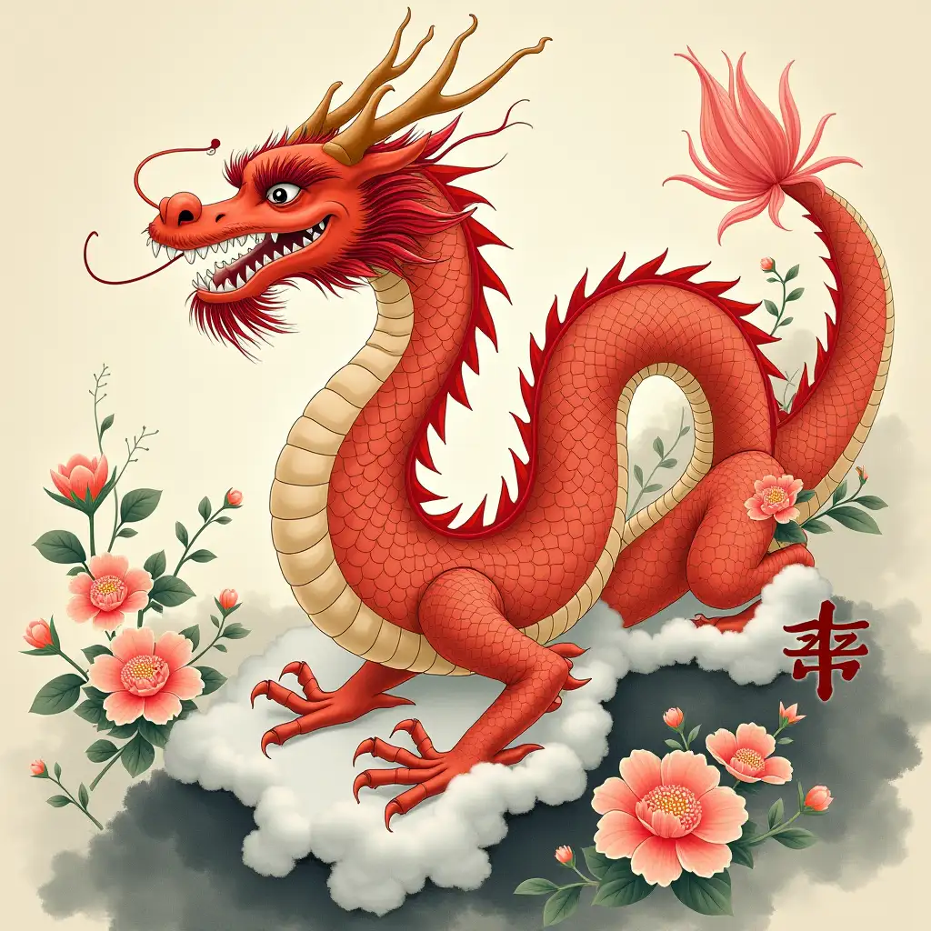 Traditional-Chinese-Style-Dragon-Painting