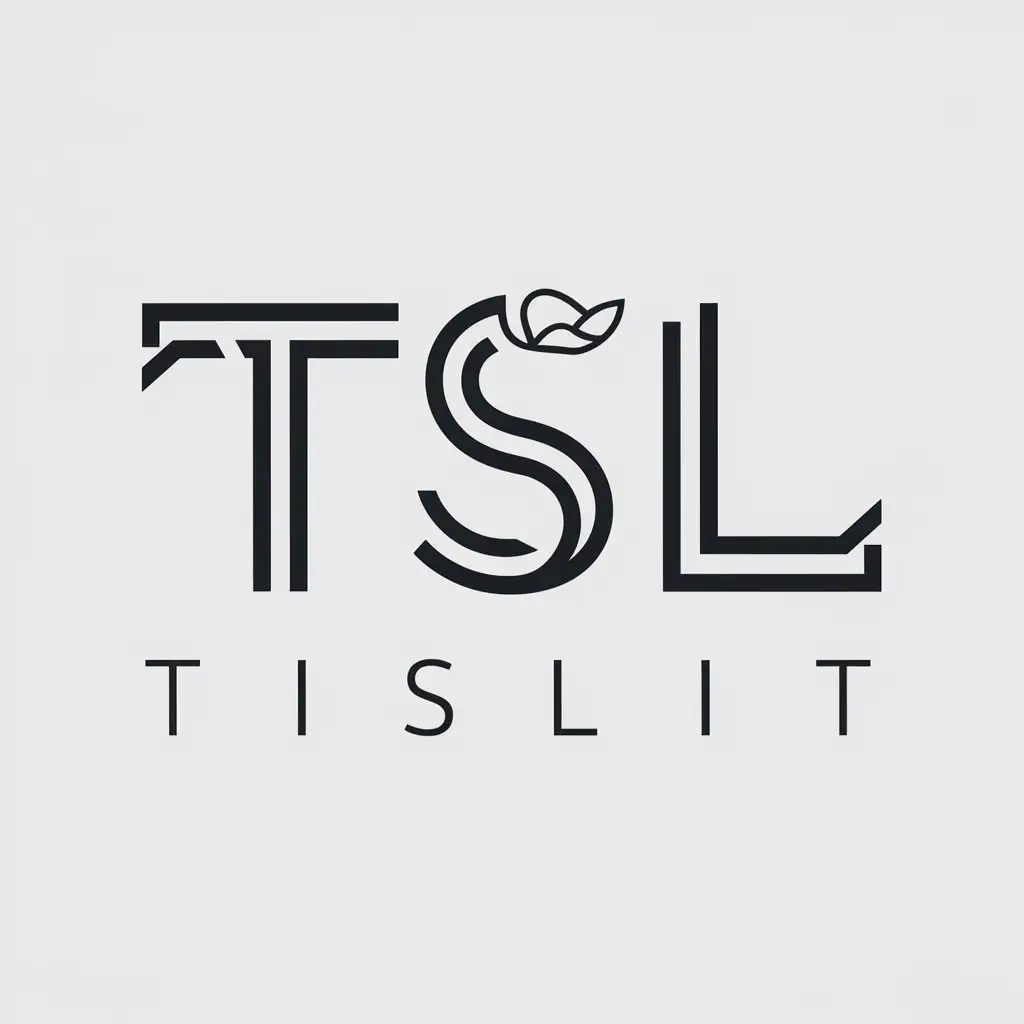 LOGO Design for Tislit Vector with TSL Symbol for Finance Industry