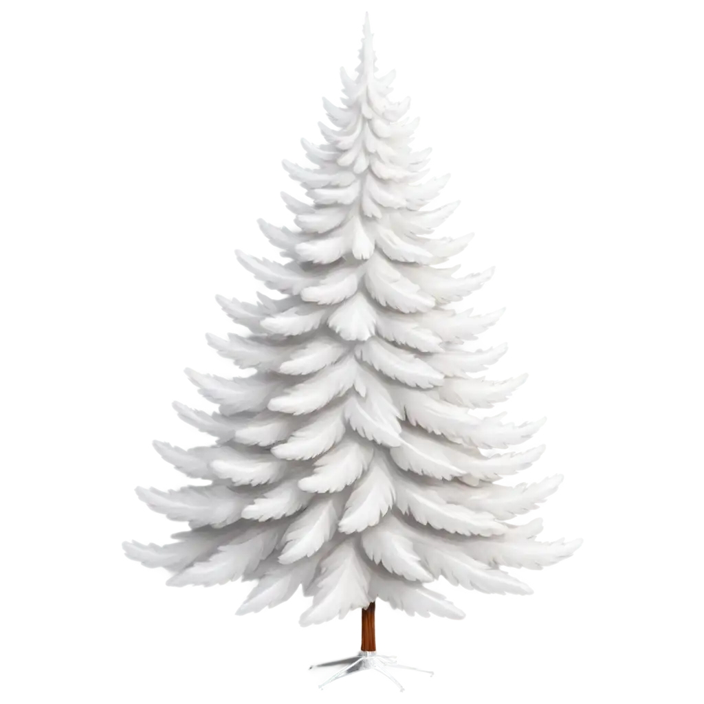 Realistic-White-Christmas-Tree-with-Decor-PNG-Image-Festive-Holiday-Illustration