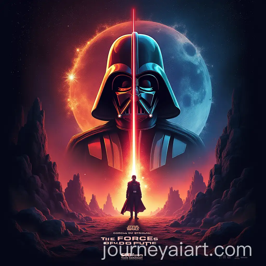 Star-Wars-Exhibition-Poster-The-Force-of-the-Galaxy-Featuring-Iconic-Characters-and-Iconography