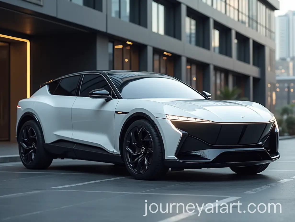 Sleek-Modern-Sedan-with-Striking-Design-in-Urban-Setting