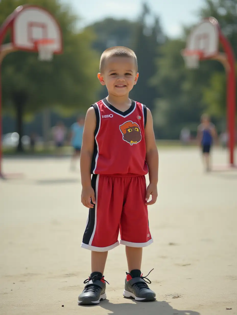 Young-Boy-in-Basketball-Jersey-Enjoying-Playground-Fun