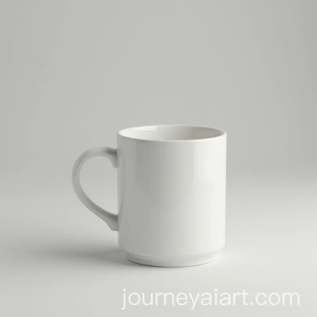 CloseUpAI-Image-Prompt-Expansion-Photo-of-a-Simple-White-Cup-on-a-Minimalist-Background