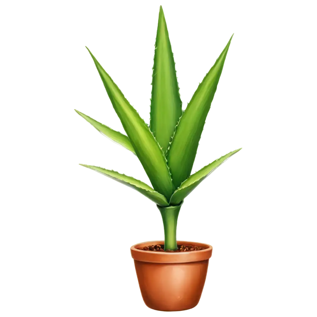 Aloe-Vera-Plant-PNG-Image-HighQuality-Transparent-Bush-Illustration-for-Diverse-Uses