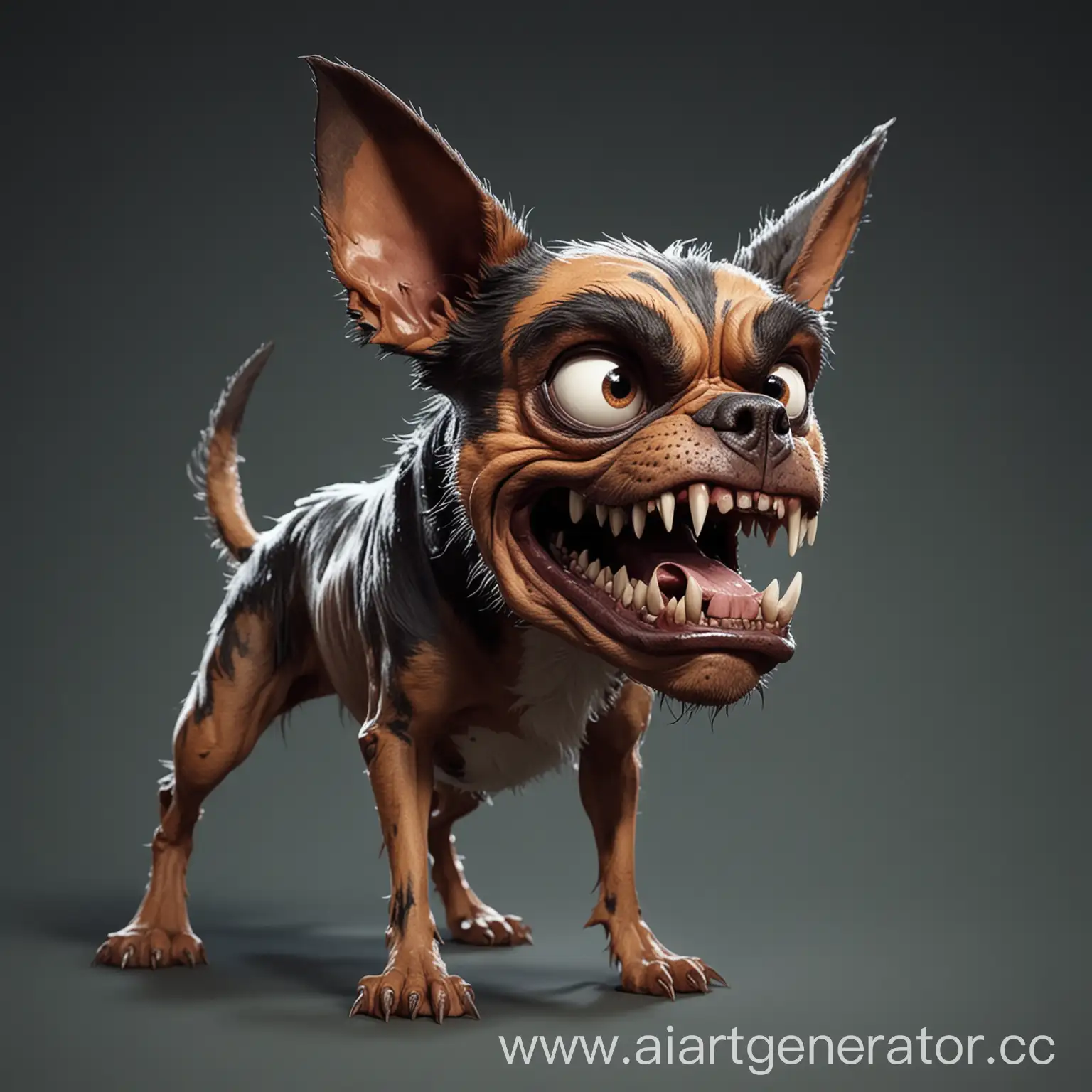 Insane-2D-Illustration-of-a-Dog-with-Exaggerated-Features