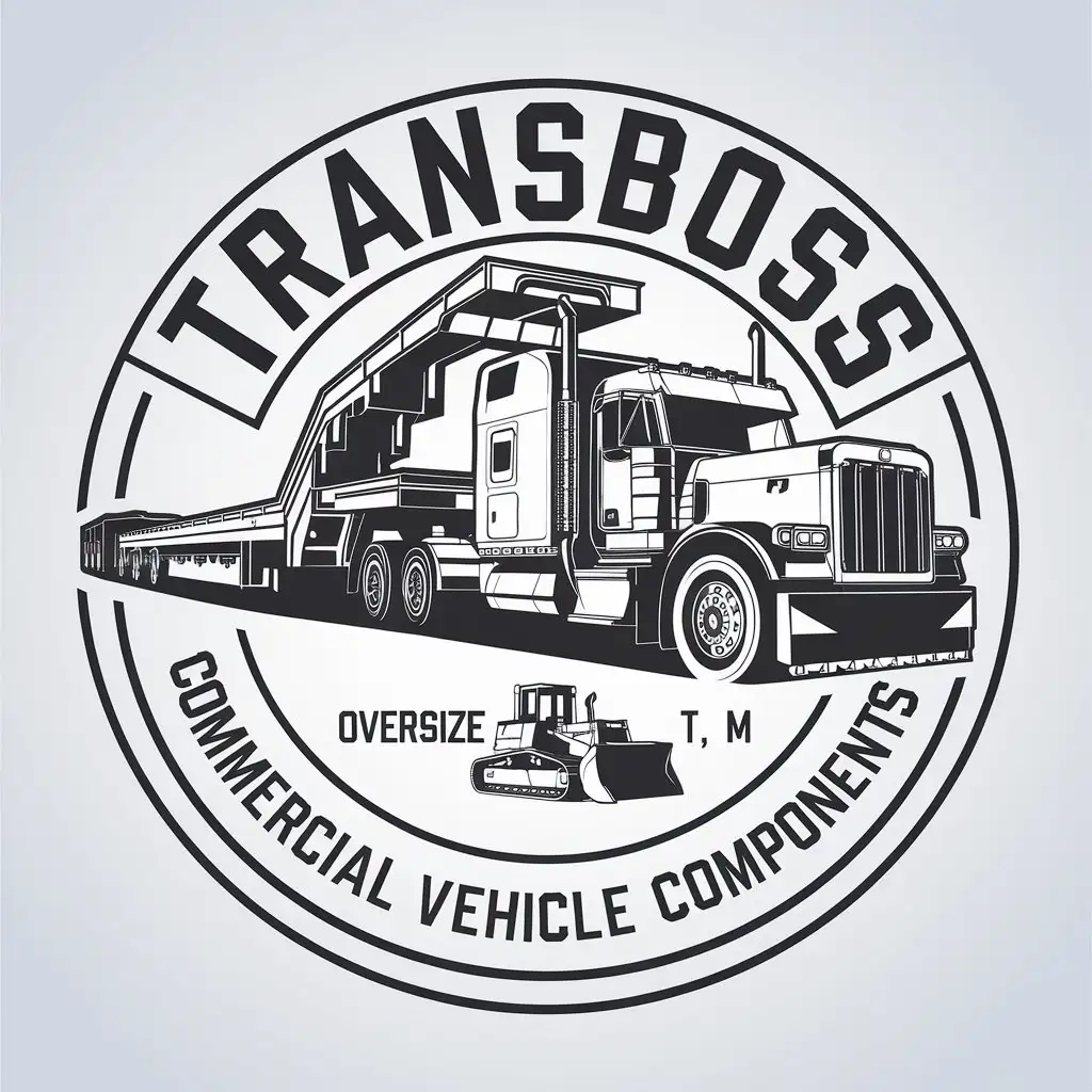 LOGO Design for TransBoss Heavy Machinery and Commercial Vehicle Components with a Modern Twist