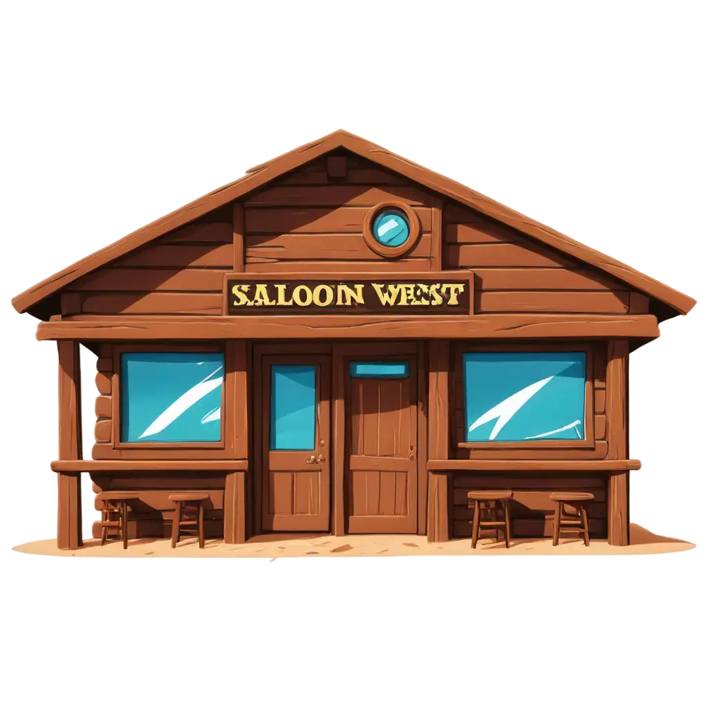 Cartoon-Vector-Design-of-a-Far-West-Saloon-PNG-Perfect-for-WesternThemed-Projects