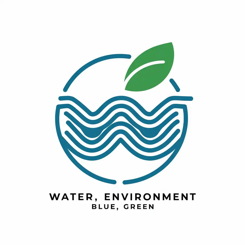 Logo-Design-for-Water-Environment-Vector-Design-with-G-V-and-Moderate-Colors