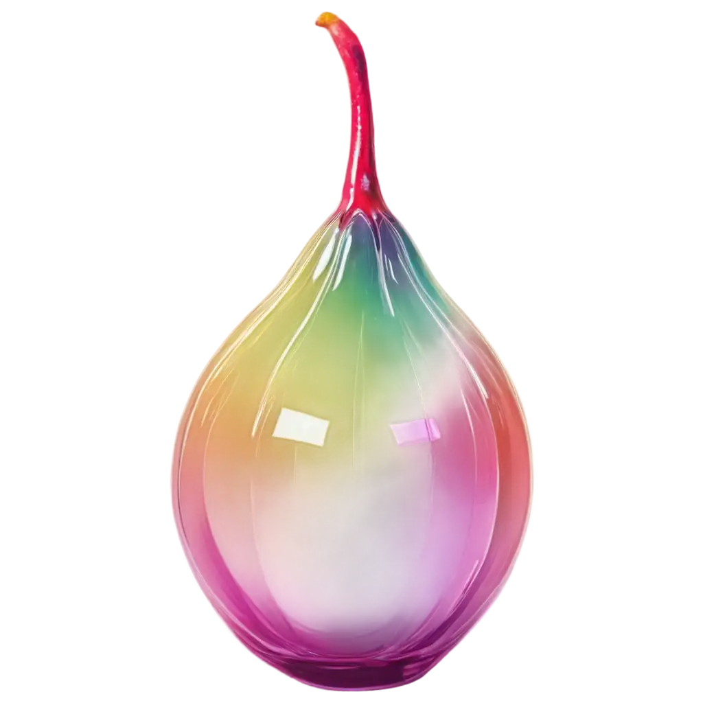 Unique-Transparent-Colorful-Glass-Fruit-PNG-for-Creative-Visuals