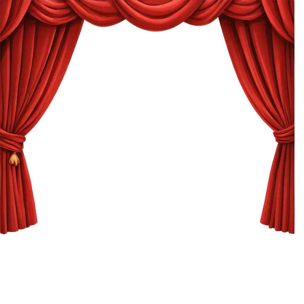 Closed-Theatrical-Curtain-PNG-Image-in-Cartoon-Style-for-Versatile-Creative-Projects